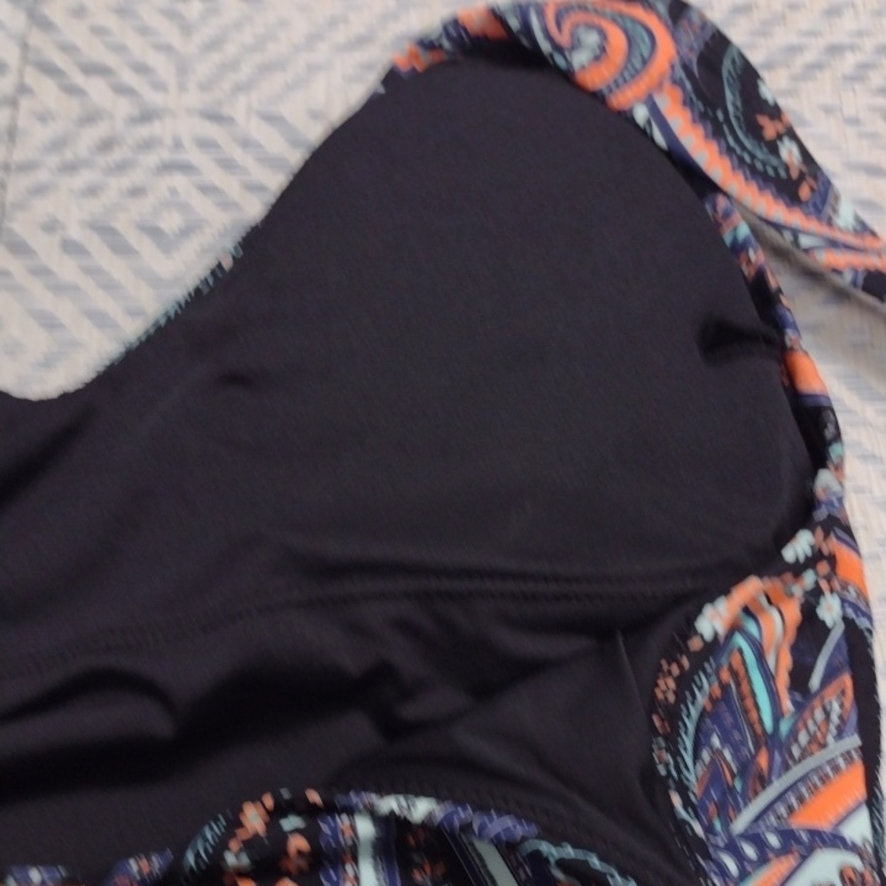 NEW RELLECIGA Paisley One Piece Swimsuit - Multicolor Vacation Beach - Picture 10 of 14